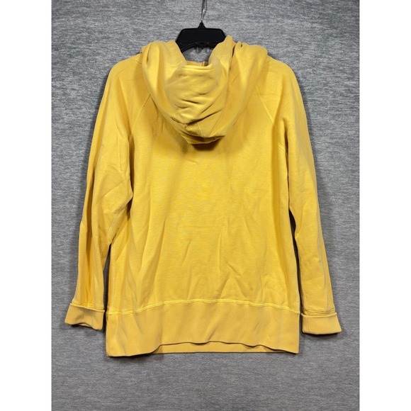 Vtg American Eagle Outfitters Womens M Mustard Hoodie Pullover‎ NY Cozy Fall - Picture 5 of 5